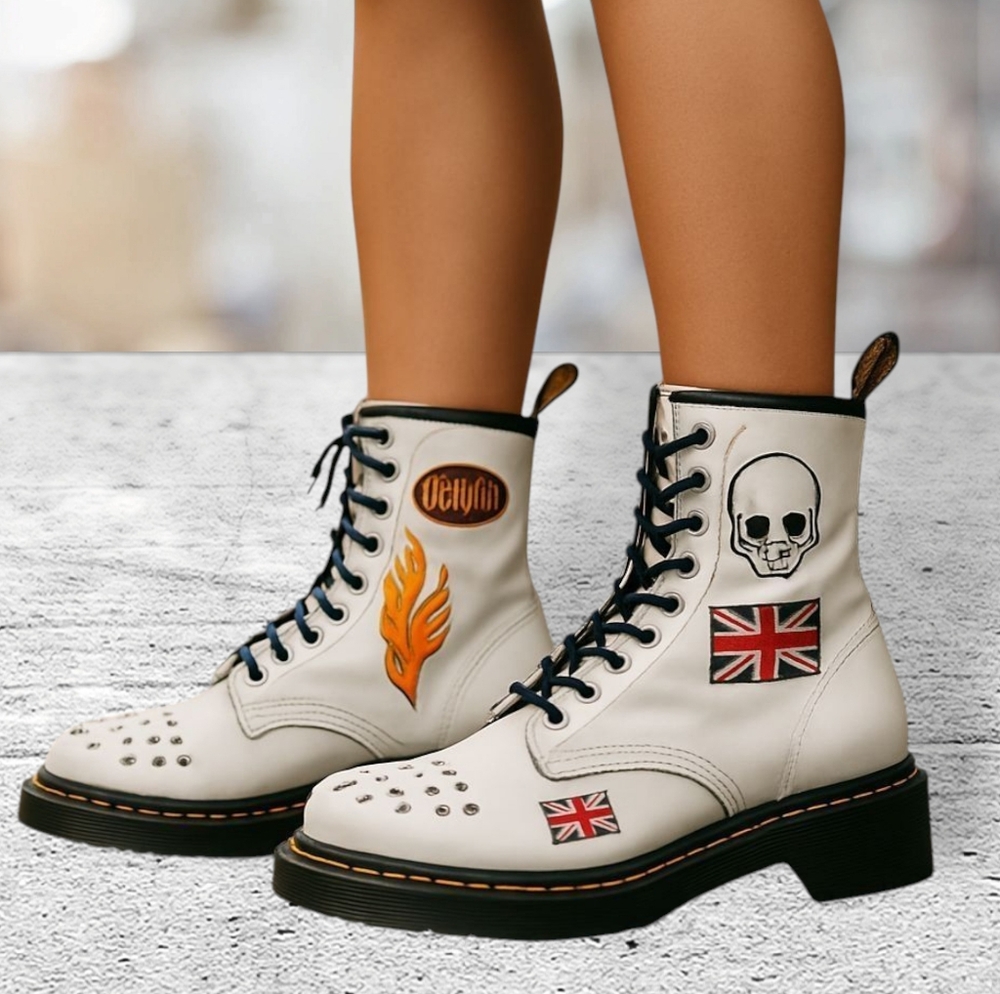Dr Martens 1460 Rock And Roll Boots Unisex 9M 10L